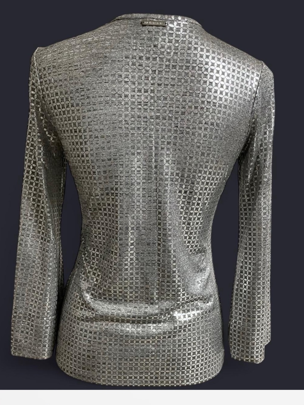 Michael kors metallic shimmer bell sleeve top - Picture 2 of 7